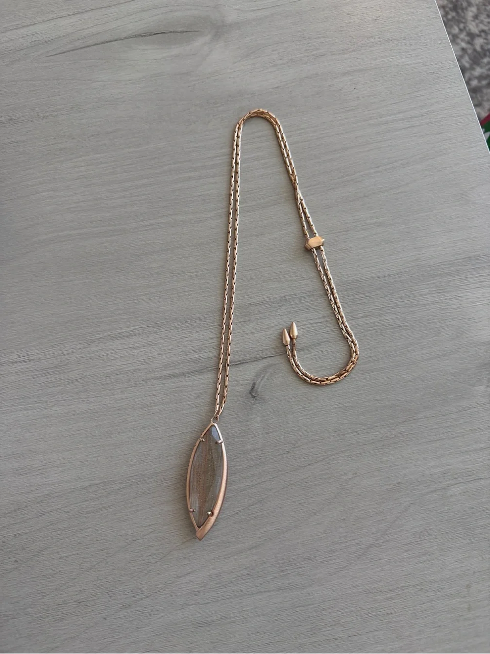 Kendra Scott adjustable Rose Gold Pendant Necklace - Picture 1 of 4
